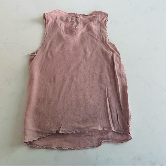 Stella McCartney Kids Girls Mauve Sleeveless Sequins Blouse Top Sz 5 - Picture 2 of 8